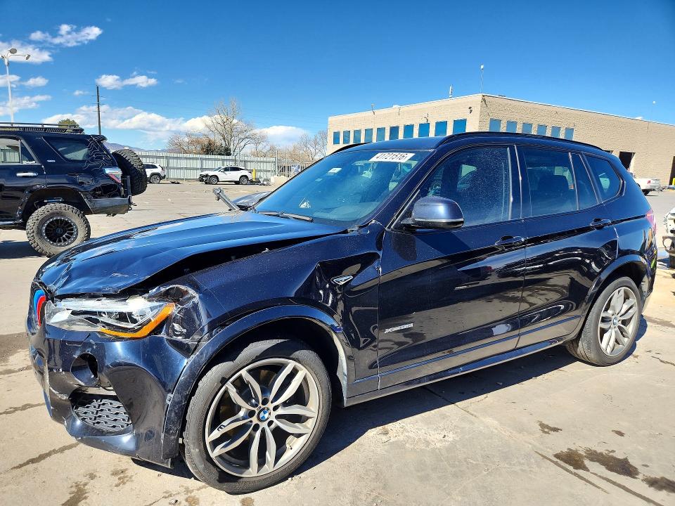 2017 BMW X3 — VIN 5UXWX7C55H0U41073