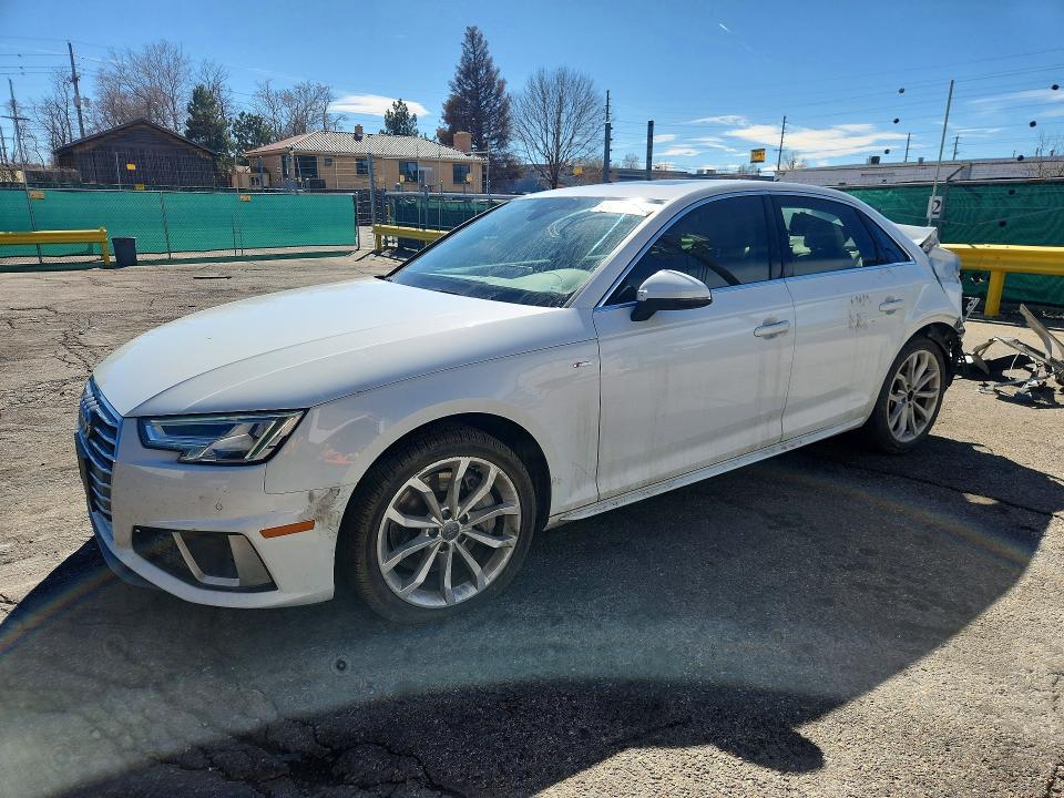 2019 AUDI A4 — VIN WAUENAF46KN020862