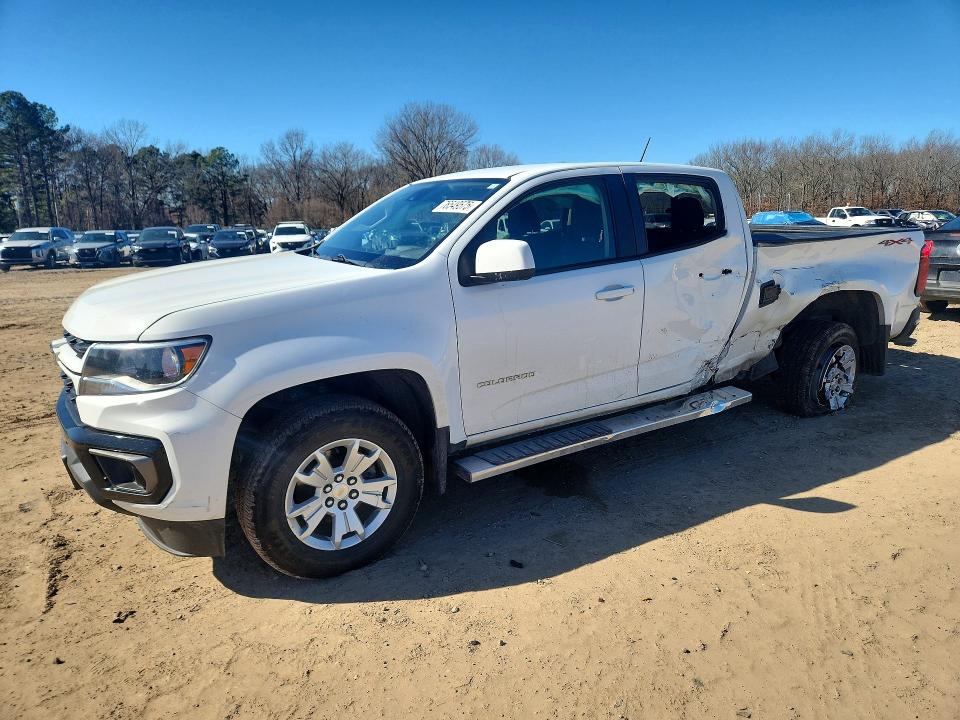 2021 CHEVROLET COLORADO — VIN 1GCGTCEN7M1125010