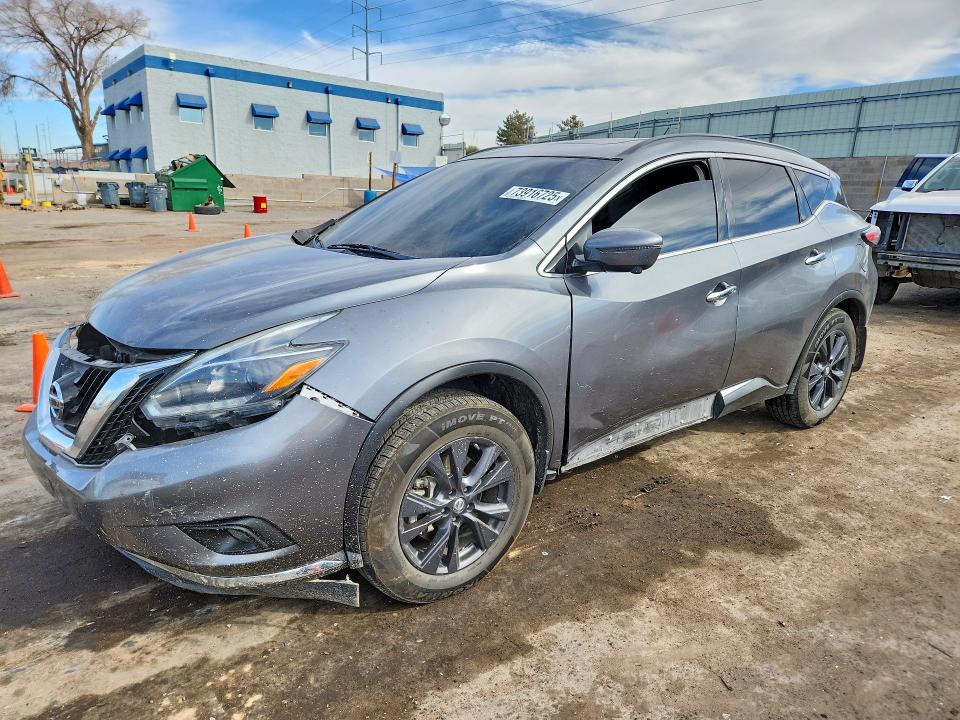 2018 NISSAN MURANO — VIN 5N1AZ2MH5JN109642