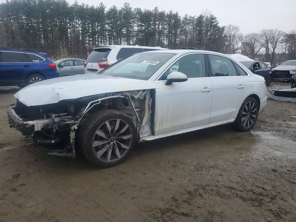 2022 AUDI A4 — VIN WAUBBAF43NA023743