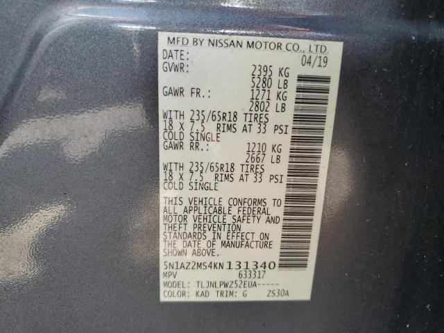 5N1AZ2MS4KN131340