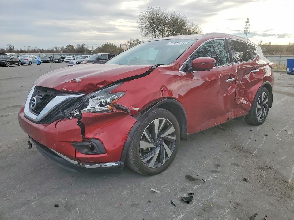 2016 NISSAN MURANO — VIN 5N1AZ2MG8GN166840