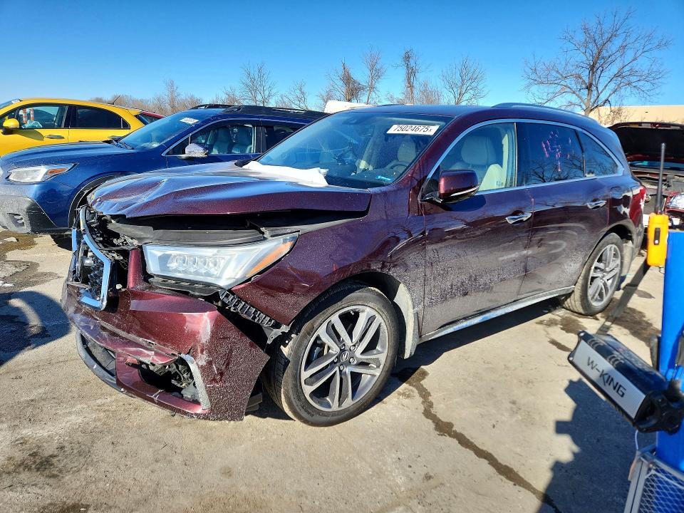 2017 ACURA MDX ADVANC — VIN 5FRYD4H83HB042019