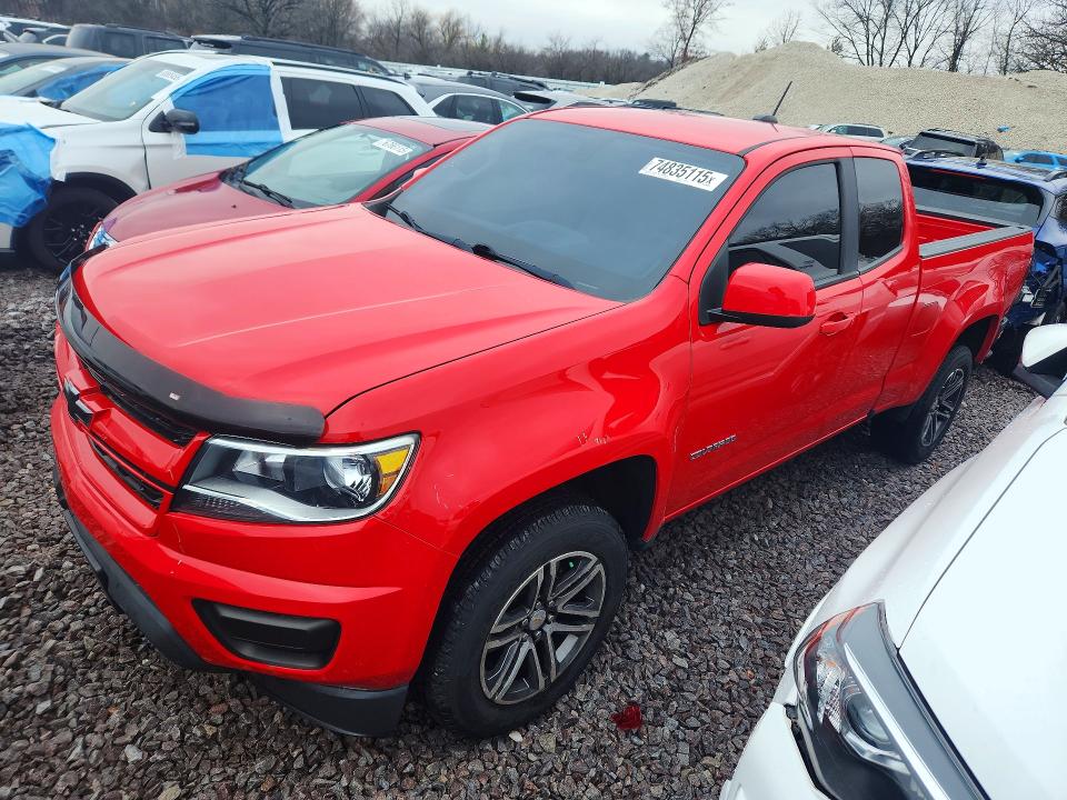 2019 CHEVROLET COLORADO — VIN 1GCHSBEN3K1315434