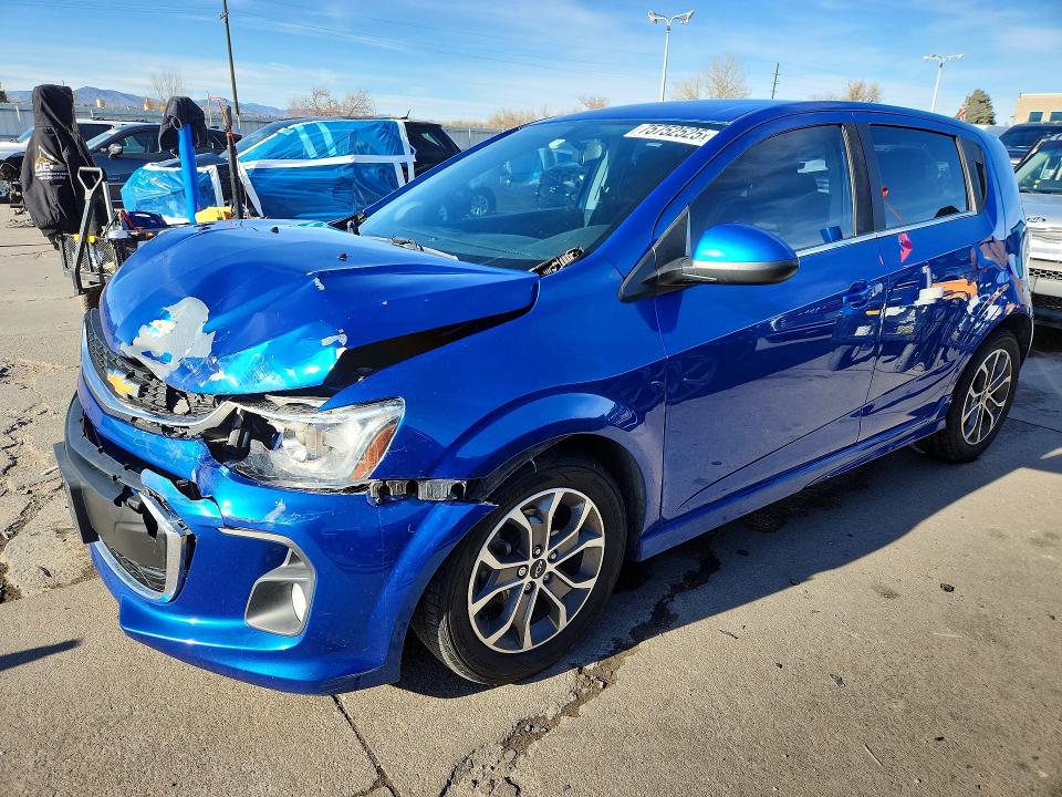 2019 CHEVROLET SONIC — VIN 1G1JD6SB8K4115573
