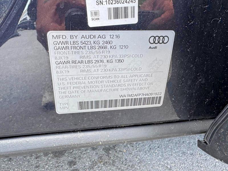 WA1M2AFP7HA091922