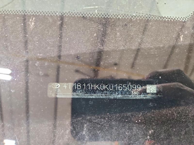 4T1B11HK0KU165099