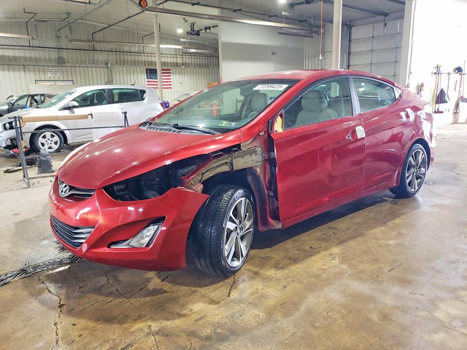 2015 HYUNDAI ELANTRA SE — VIN 5NPDH4AE6FH589837