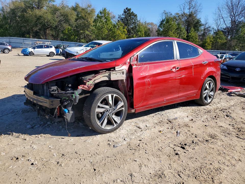 2016 HYUNDAI ELANTRA — VIN KMHDH4AE9GU600543