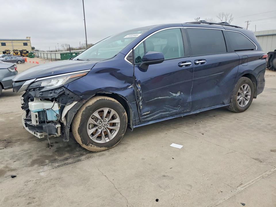 2021 TOYOTA SIENNA — VIN 5TDJSKFC6MS022602