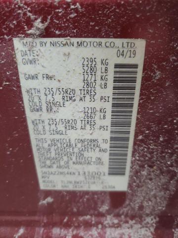 5N1AZ2MS4KN131001