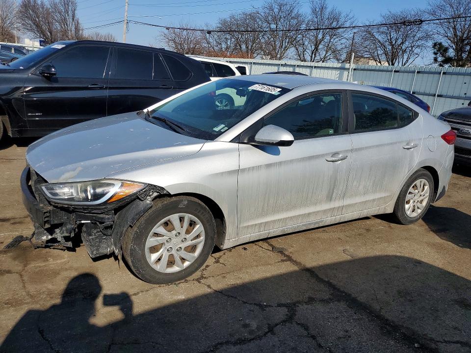 2017 HYUNDAI ELANTRA — VIN 5NPD74LF4HH077148
