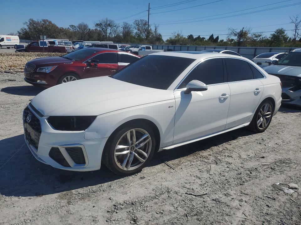 2022 AUDI A4 — VIN WAUEAAF47NN014911