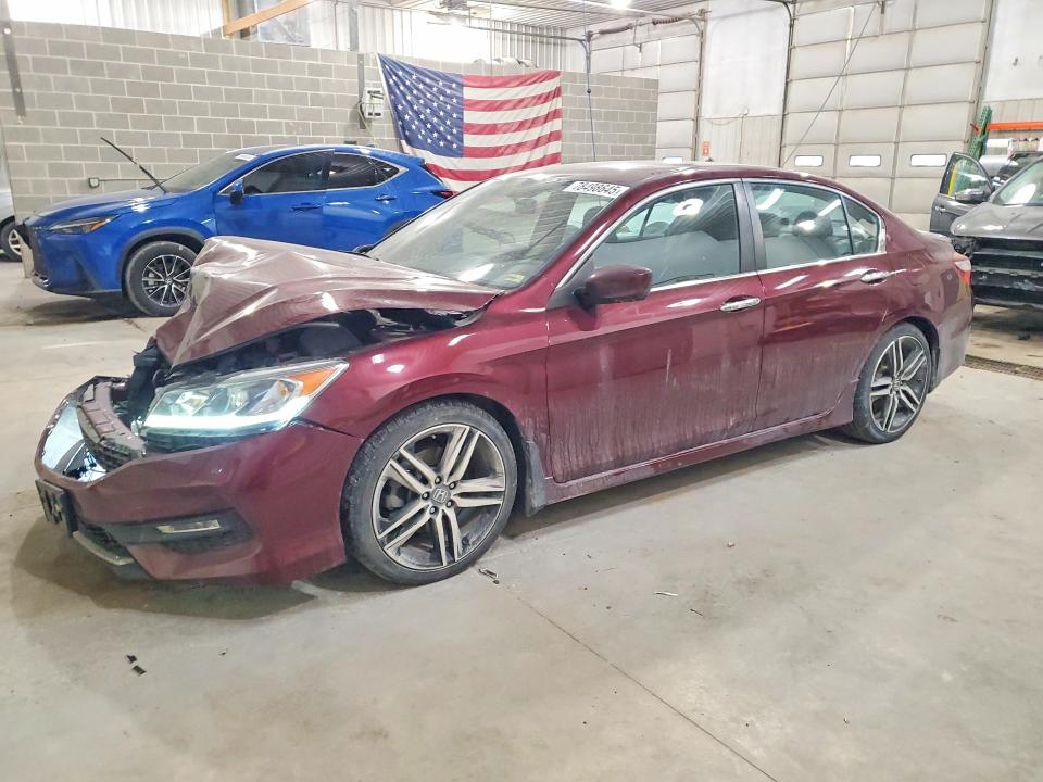 2016 HONDA ACCORD — VIN 1HGCR2F50GA052929