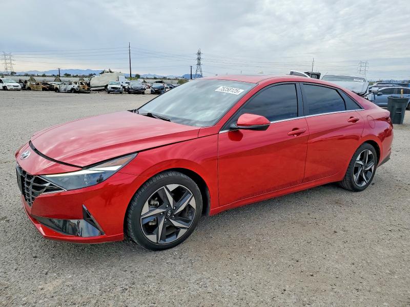 2021 HYUNDAI ELANTRA — VIN 5NPLN4AG2MH012452