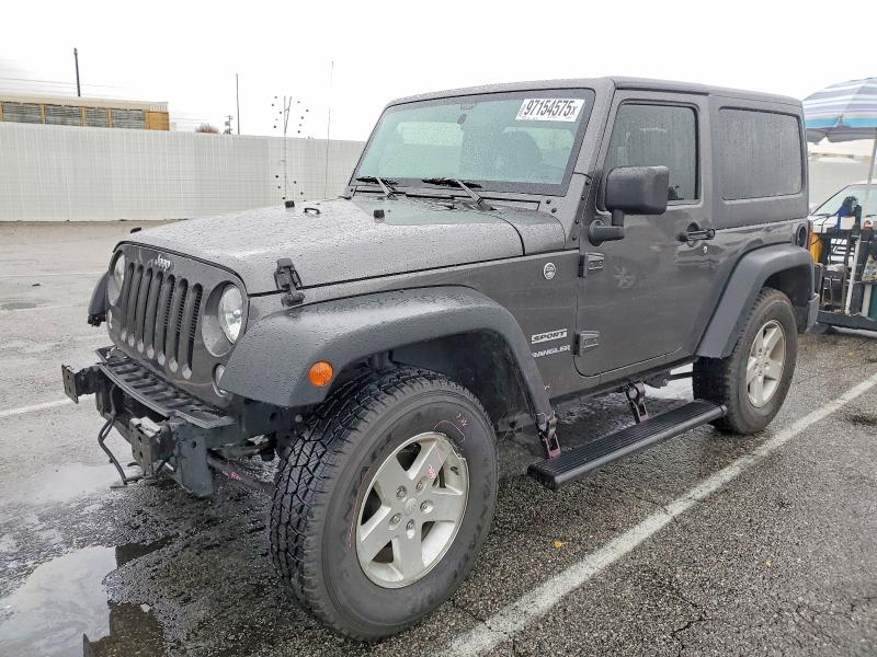 2016 JEEP WRANGLER S — VIN 1C4AJWAG4GL324190