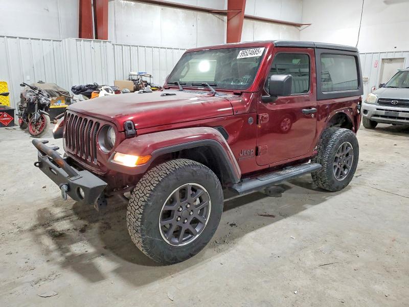 2021 JEEP WRANGLER S — VIN 1C4GJXAN6MW614892