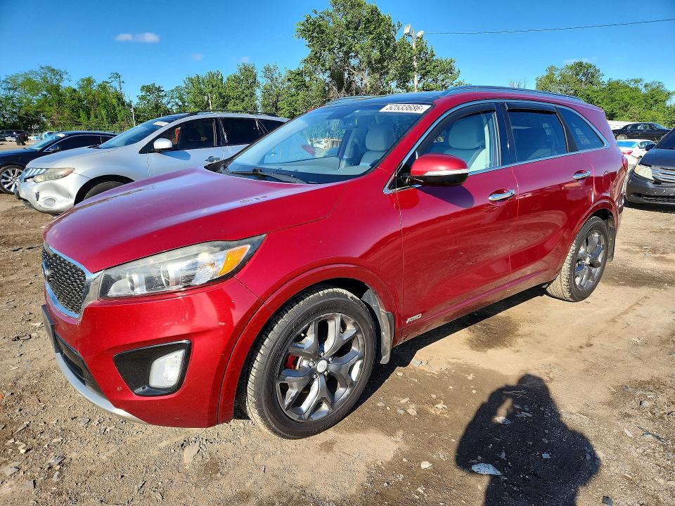 2016 KIA SORENTO — VIN 5XYPKDA58GG117047