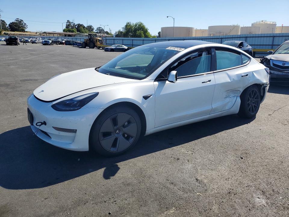 2021 TESLA MODEL 3 — VIN 5YJ3E1EB7MF003967