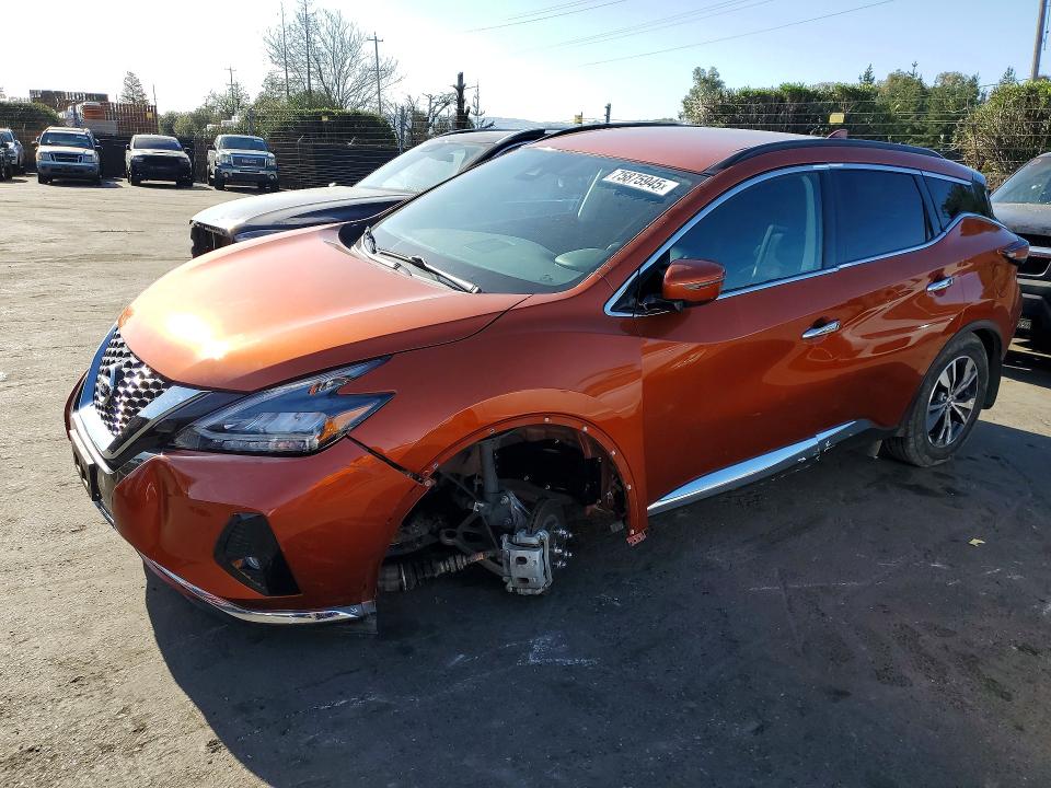 2022 NISSAN MURANO — VIN 5N1AZ2BJ3NC120081