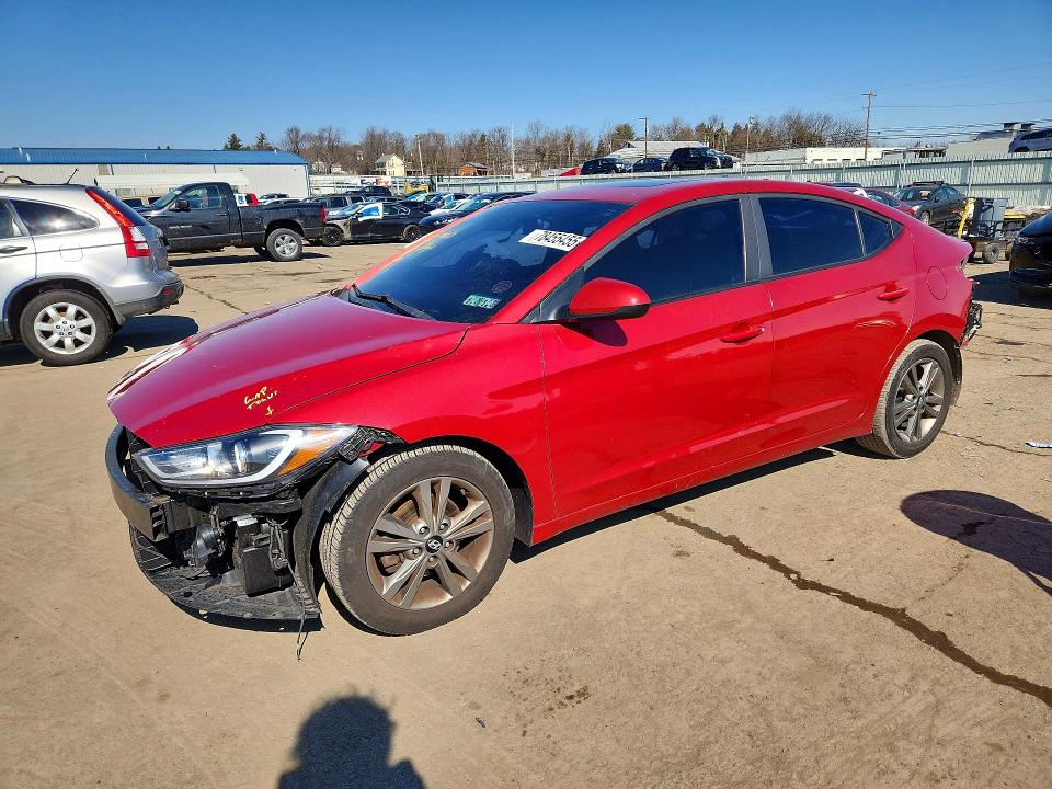 2018 HYUNDAI ELANTRA — VIN 5NPD84LF8JH381750