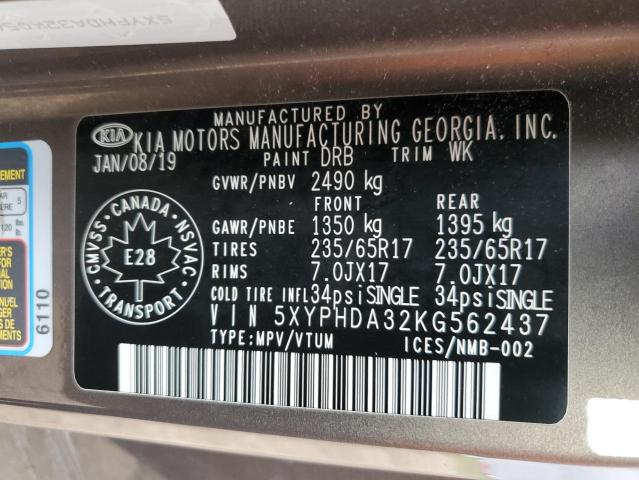 5XYPHDA32KG562437