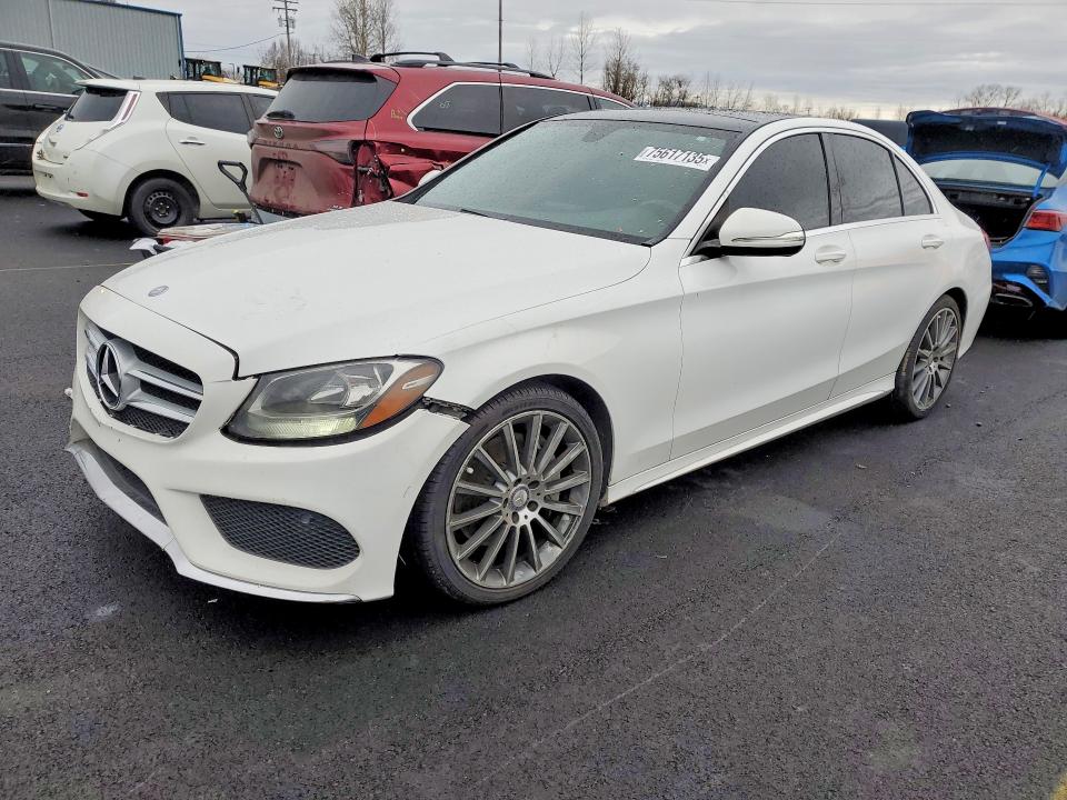 2015 MERCEDES-BENZ C 300 4MAT — VIN 55SWF4KB9FU038317