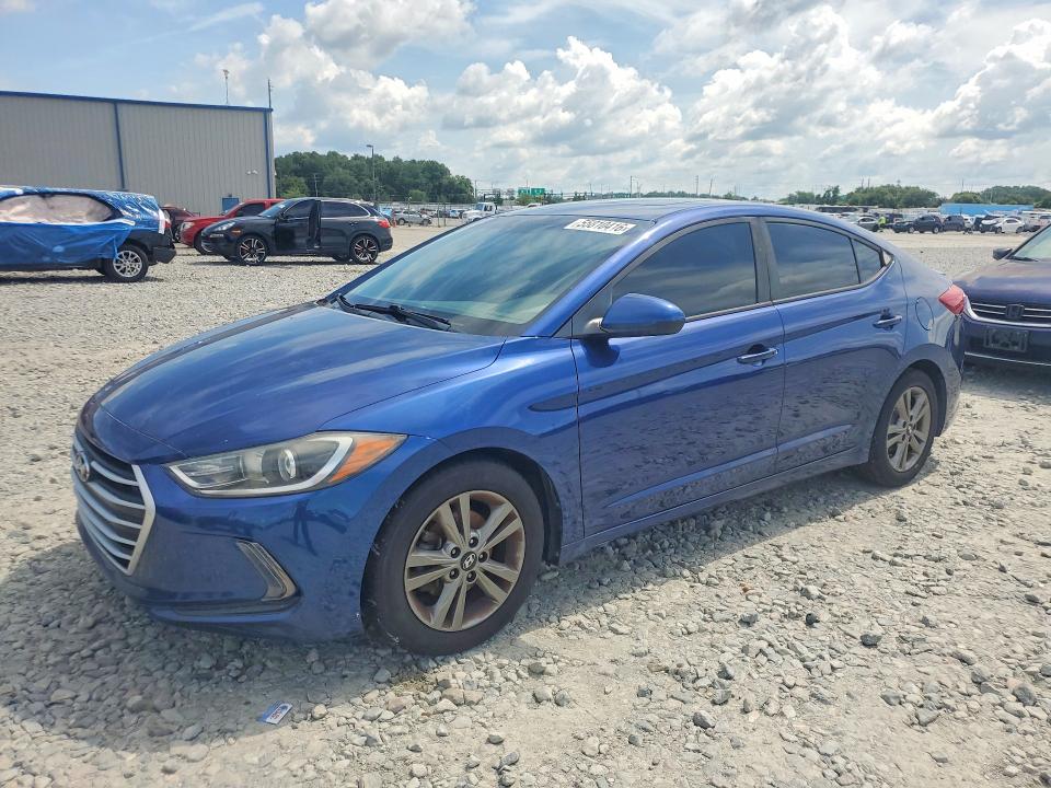 2018 HYUNDAI ELANTRA — VIN 5NPD84LF5JH292881