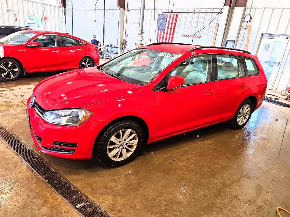 2017 VOLKSWAGEN GOLF SPORTWAGEN — VIN 3VWC17AU6HM536641