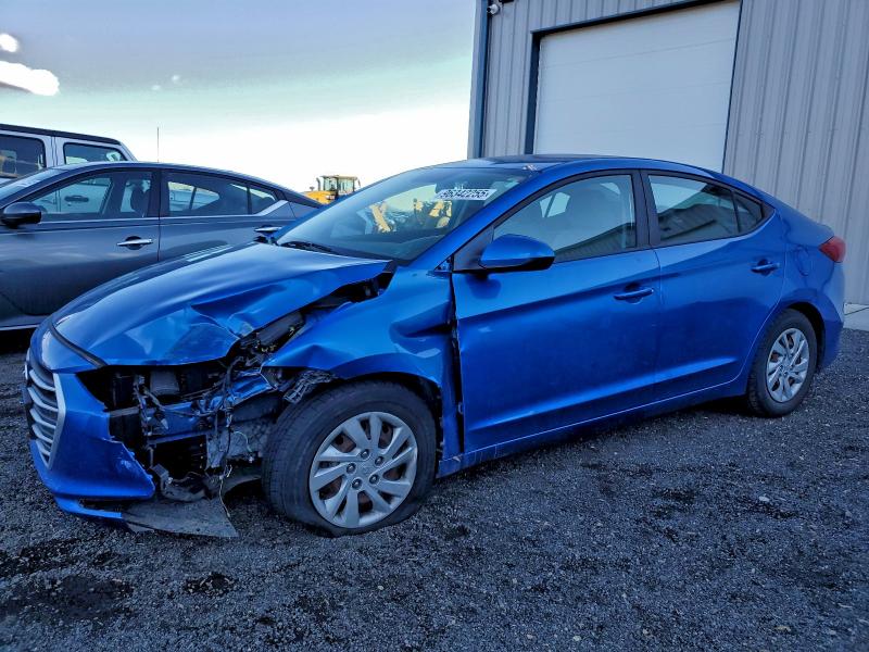 2017 HYUNDAI ELANTRA SE — VIN 5NPD74LF1HH129383