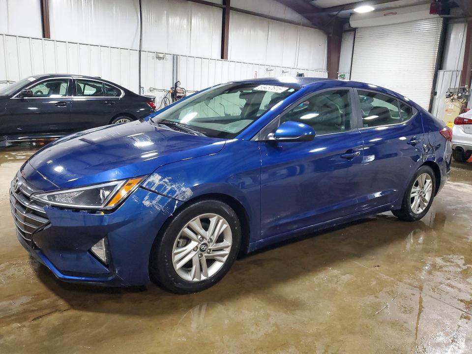 2019 HYUNDAI ELANTRA — VIN 5NPD84LF5KH438536