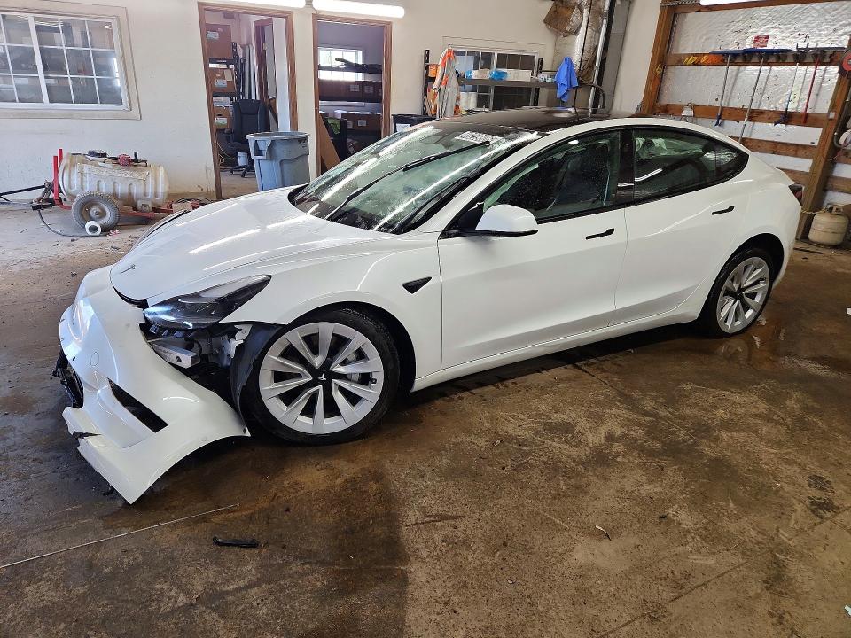 2021 TESLA MODEL 3 — VIN 5YJ3E1EAXMF043886