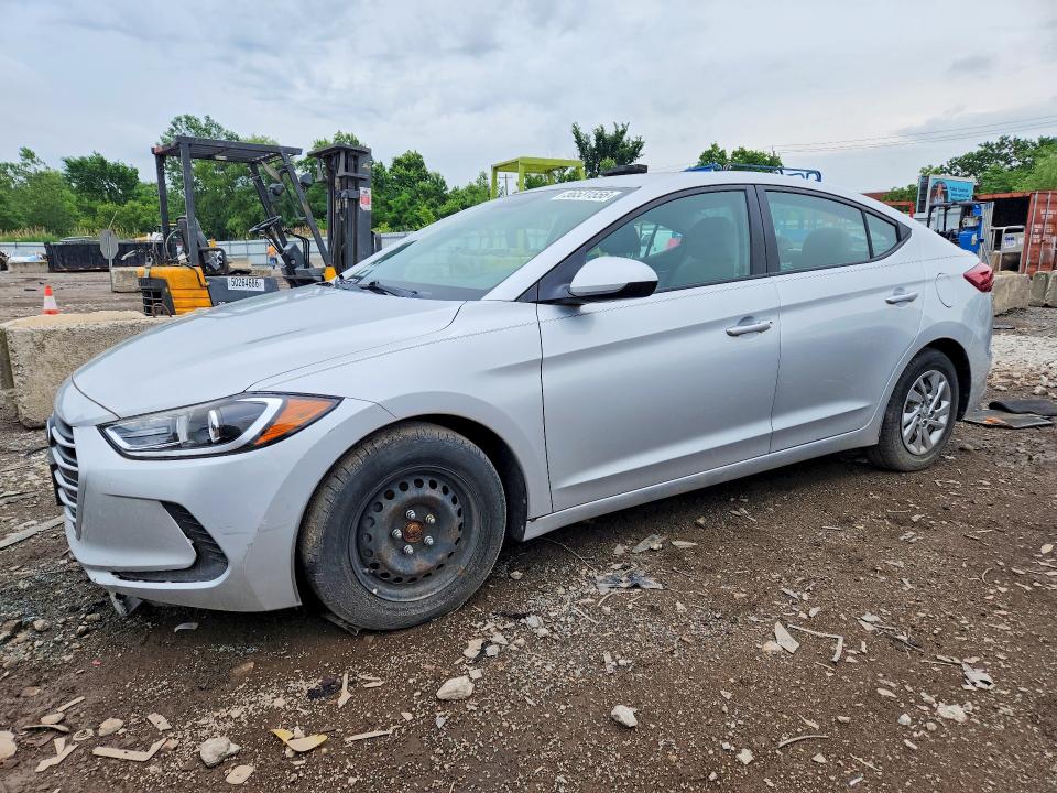 2018 HYUNDAI ELANTRA — VIN KMHD74LF7JU505317