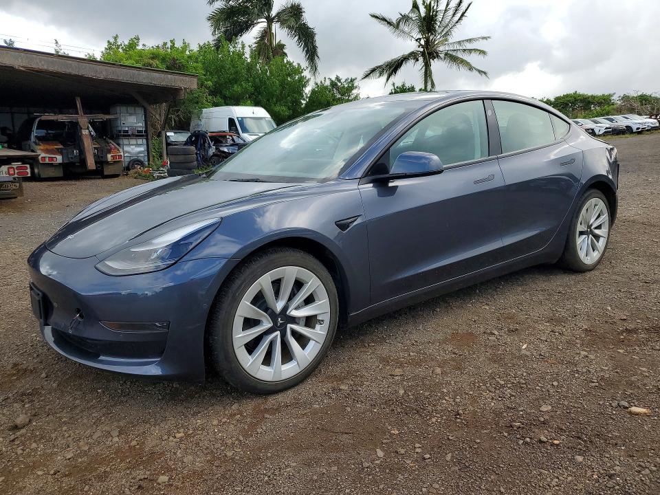 2022 TESLA MODEL 3 — VIN 5YJ3E1EA5NF326410