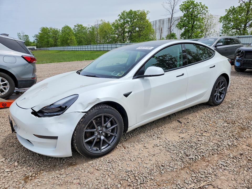 2022 TESLA MODEL 3 — VIN 5YJ3E1EA7NF115743