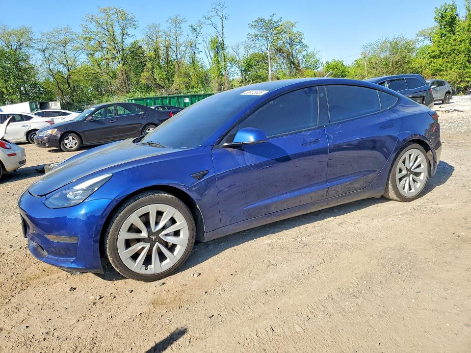 2022 TESLA MODEL 3 — VIN 5YJ3E1EAXNF190842