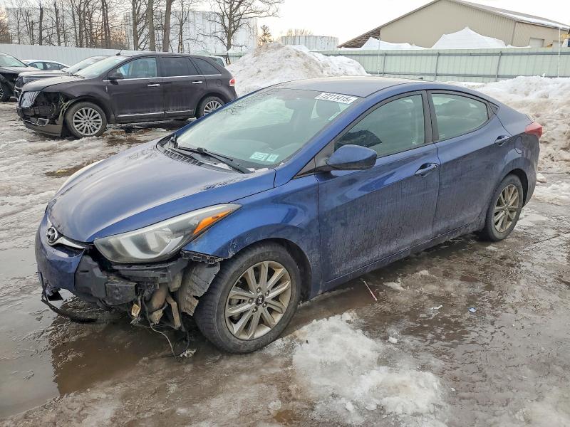 2016 HYUNDAI ELANTRA SE — VIN 5NPDH4AE7GH654356