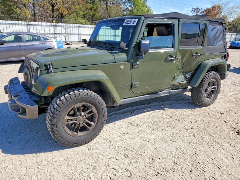 2016 JEEP WRANGLER UNLIMITED — VIN 1C4BJWEG8GL253008