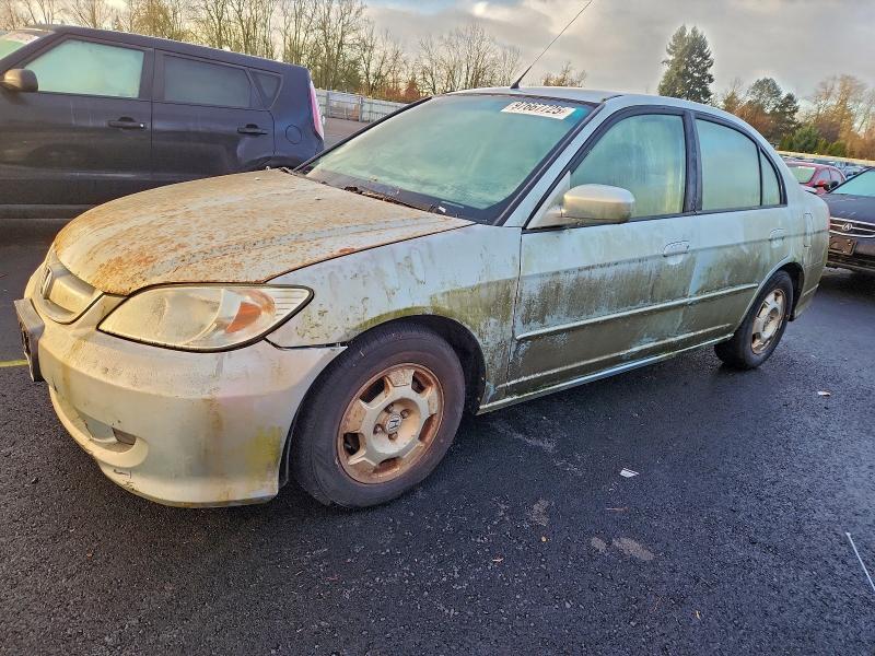 2004 HONDA CIVIC HYBR — VIN JHMES95604S013213