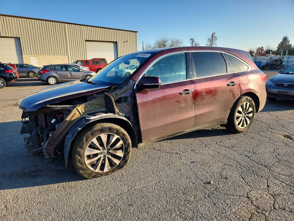 2016 ACURA MDX — VIN 5FRYD4H45GB040395