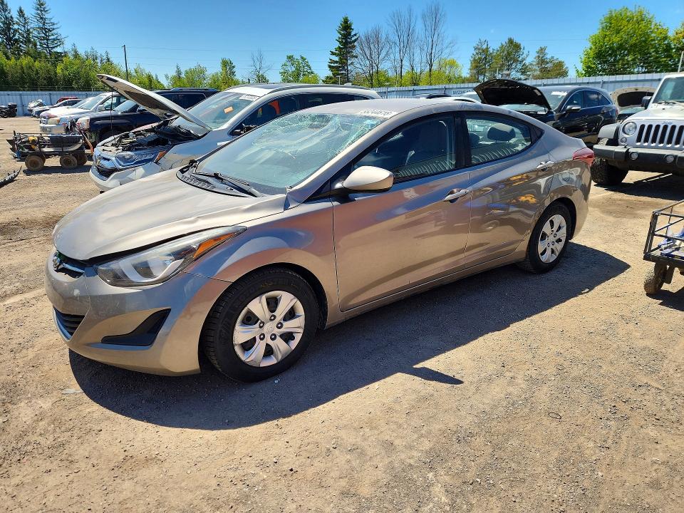 2016 HYUNDAI ELANTRA — VIN 5NPDH4AE2GH727696