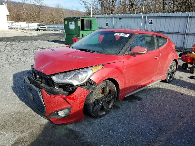 2014 HYUNDAI VELOSTER T — VIN KMHTC6AE0EU186037