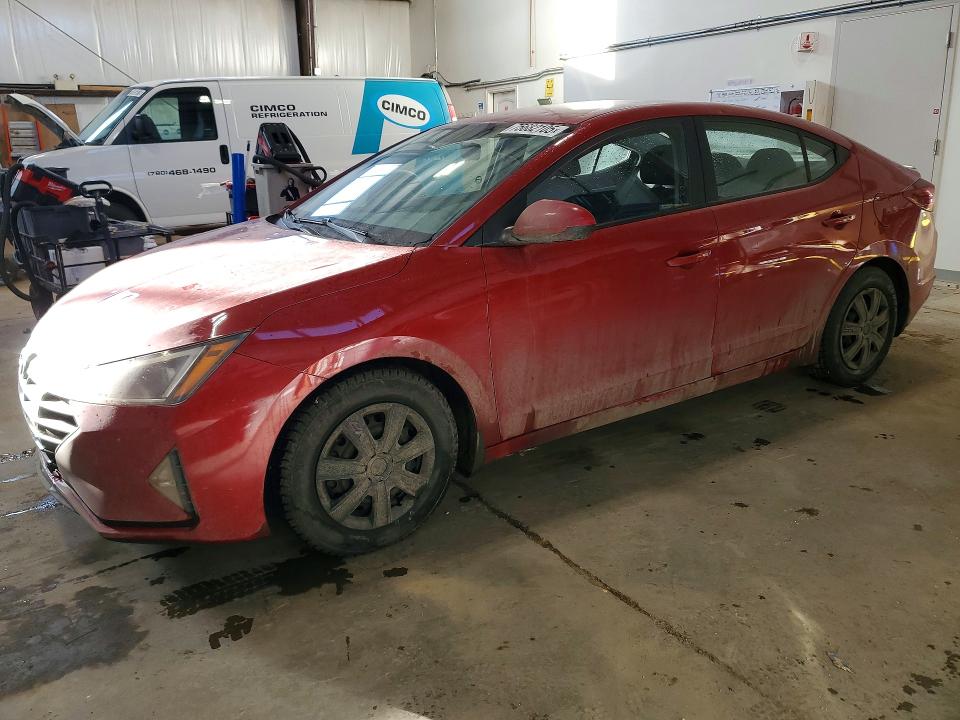2019 HYUNDAI ELANTRA — VIN KMHD74LFXKU788443