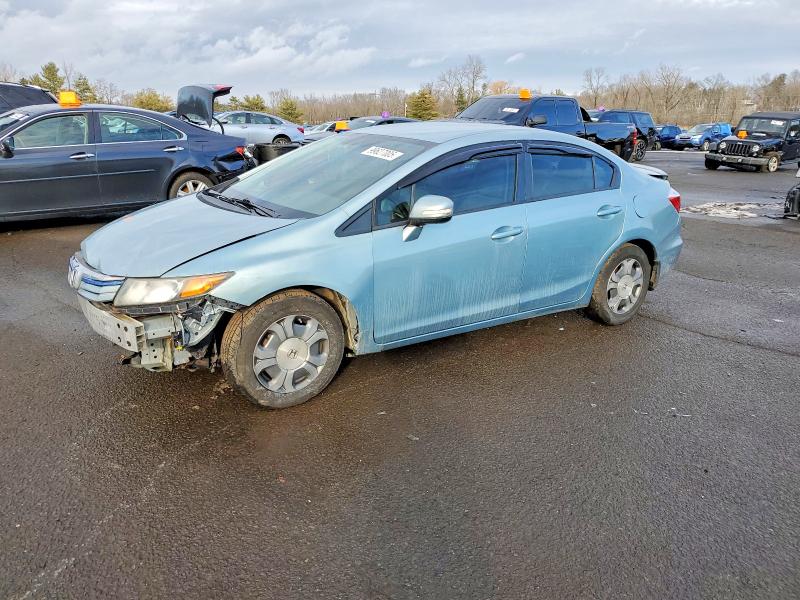 2012 HONDA CIVIC HYBR — VIN JHMFB4F29CS009999