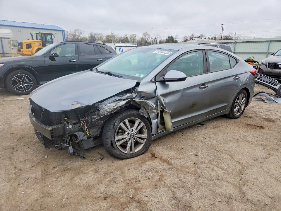 2018 HYUNDAI ELANTRA — VIN KMHD84LFXJU543573