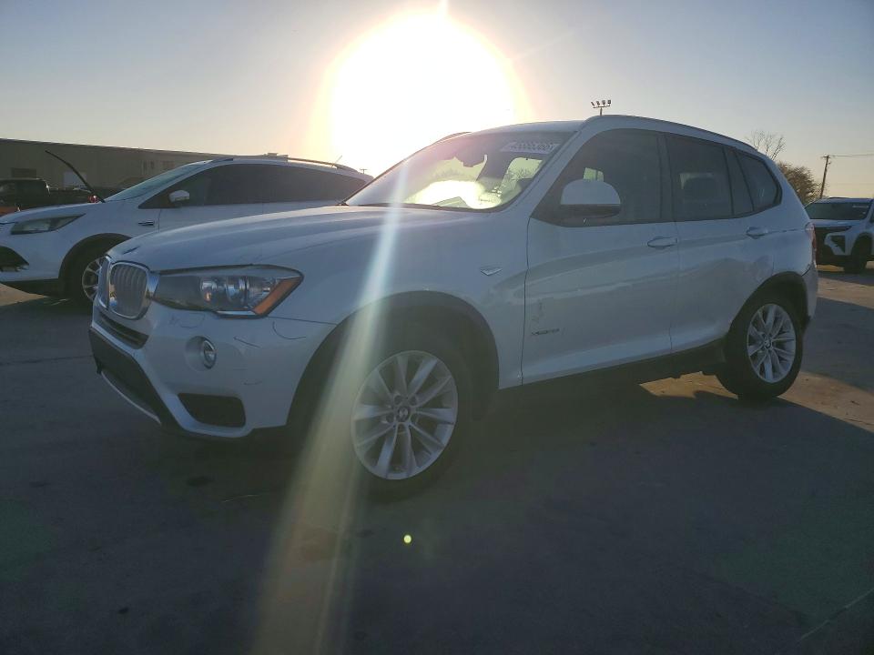 2017 BMW X3 — VIN 5UXWX9C51H0T10038