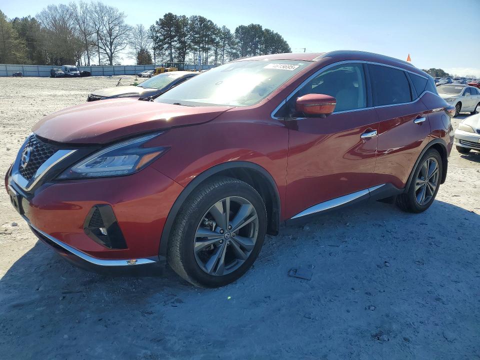 2019 NISSAN MURANO — VIN 5N1AZ2MJ9KN118316