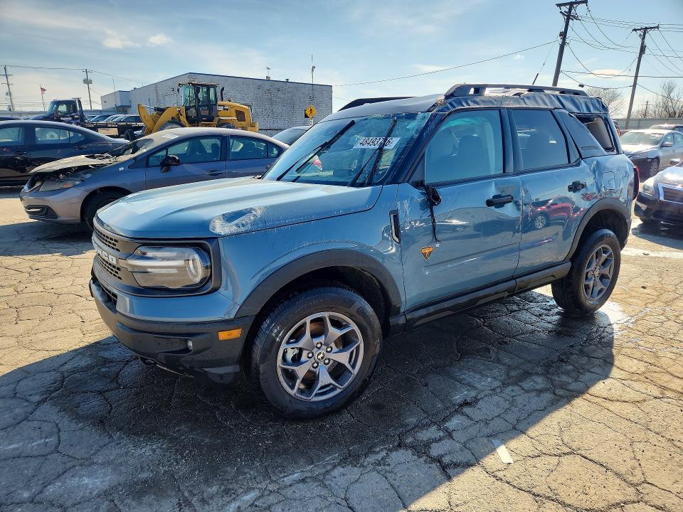 2022 FORD BRONCO SPORT — VIN 3FMCR9D98NRD61687