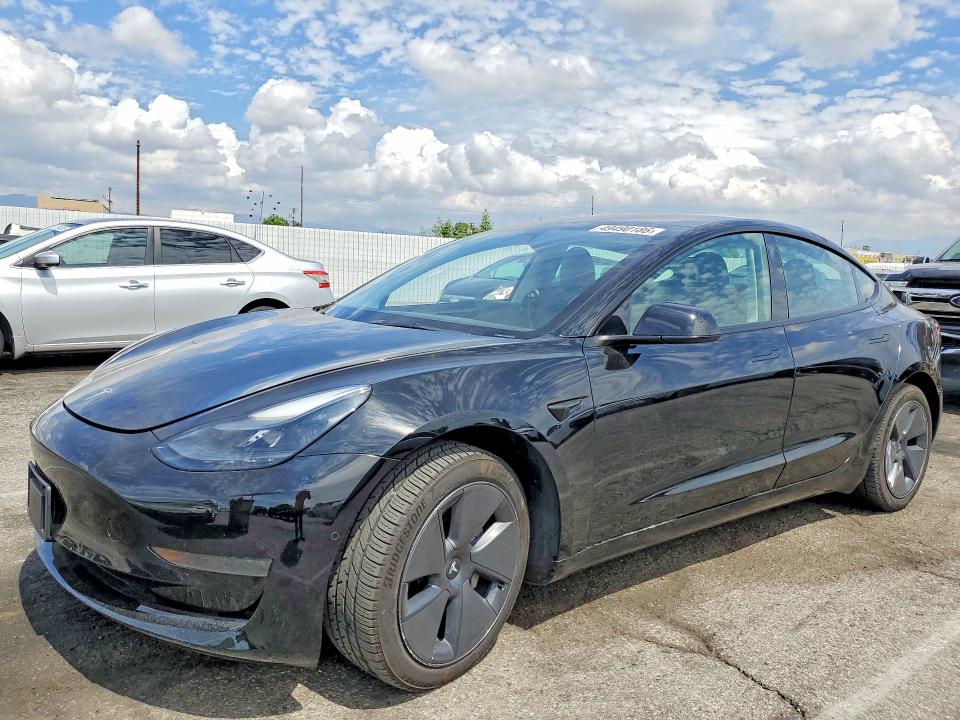 2022 TESLA MODEL 3 — VIN 5YJ3E1EA0NF349531